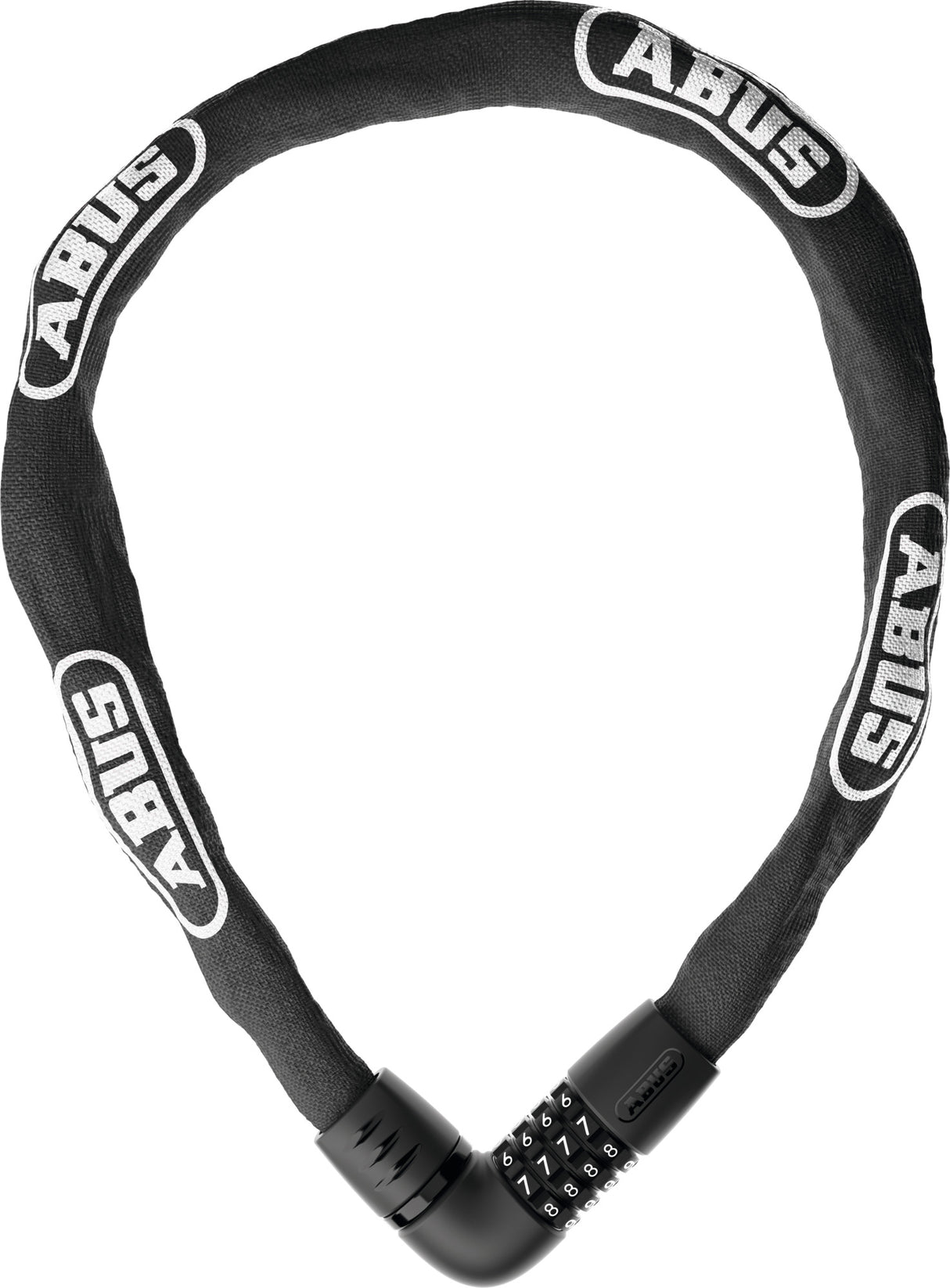 Abus fietsslot kettingslot - tresor 6807c - security level 7 - zwart - 110 cm - geschikt voor elektrische fietsen en stadsfietsen