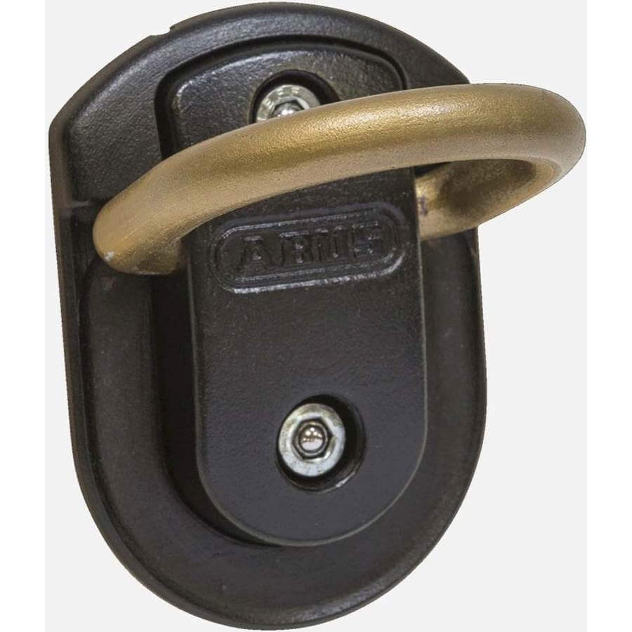 Abus WBA75 Muur- Vloeranker Slot Zwart, 14mm dik, extreem hoge weerstand, geschikt voor kettingslot #AbusWBA75