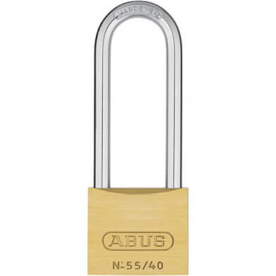 Abus Hangslot Solid 55 40mm Goud - Discus Lang - Sleutelslot