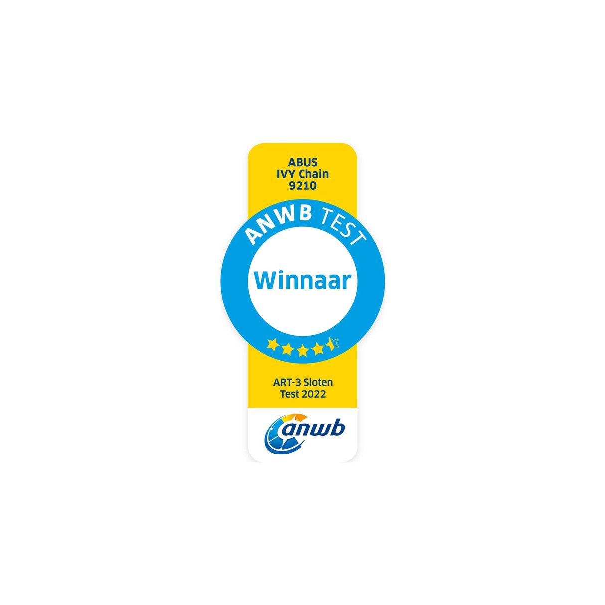 Abus Ivy Chain 9210 110 - ART3, 10mm - 110cm, Zwart