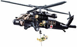 Sluban modelbircks amerikaanse medische legerhelikopter (m38-b1012)