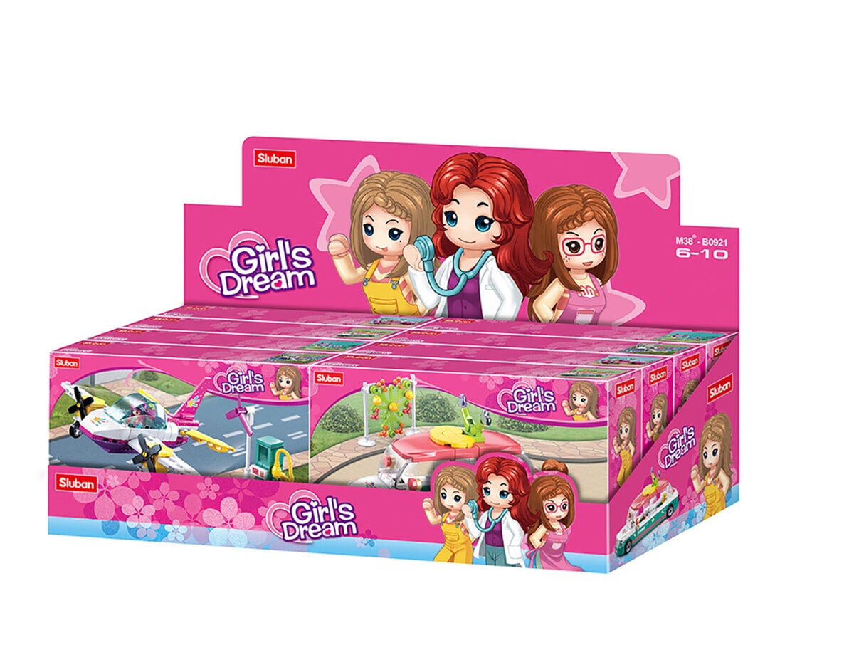 Sluban display girl's dream traffic (m38-b0921)