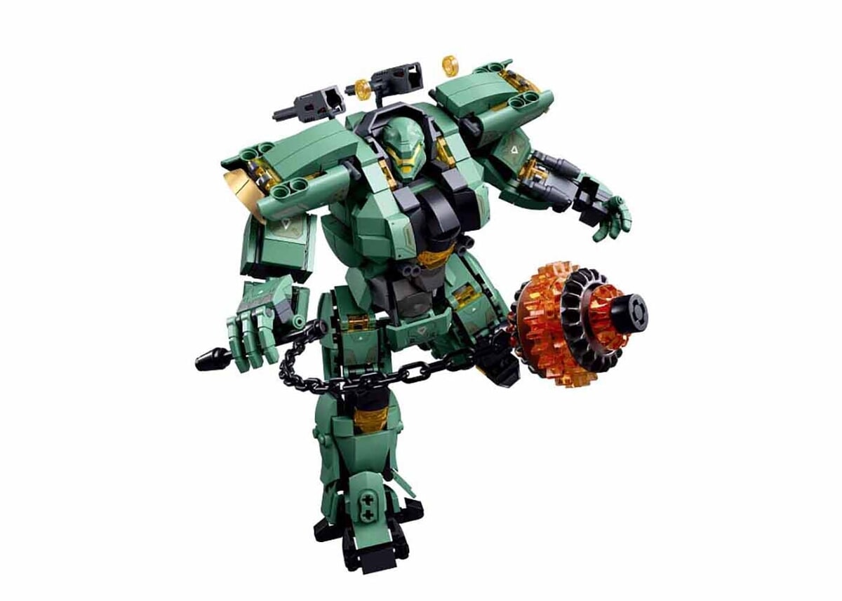 Sluban p.r. mecha groen zwart (m38-b1153)