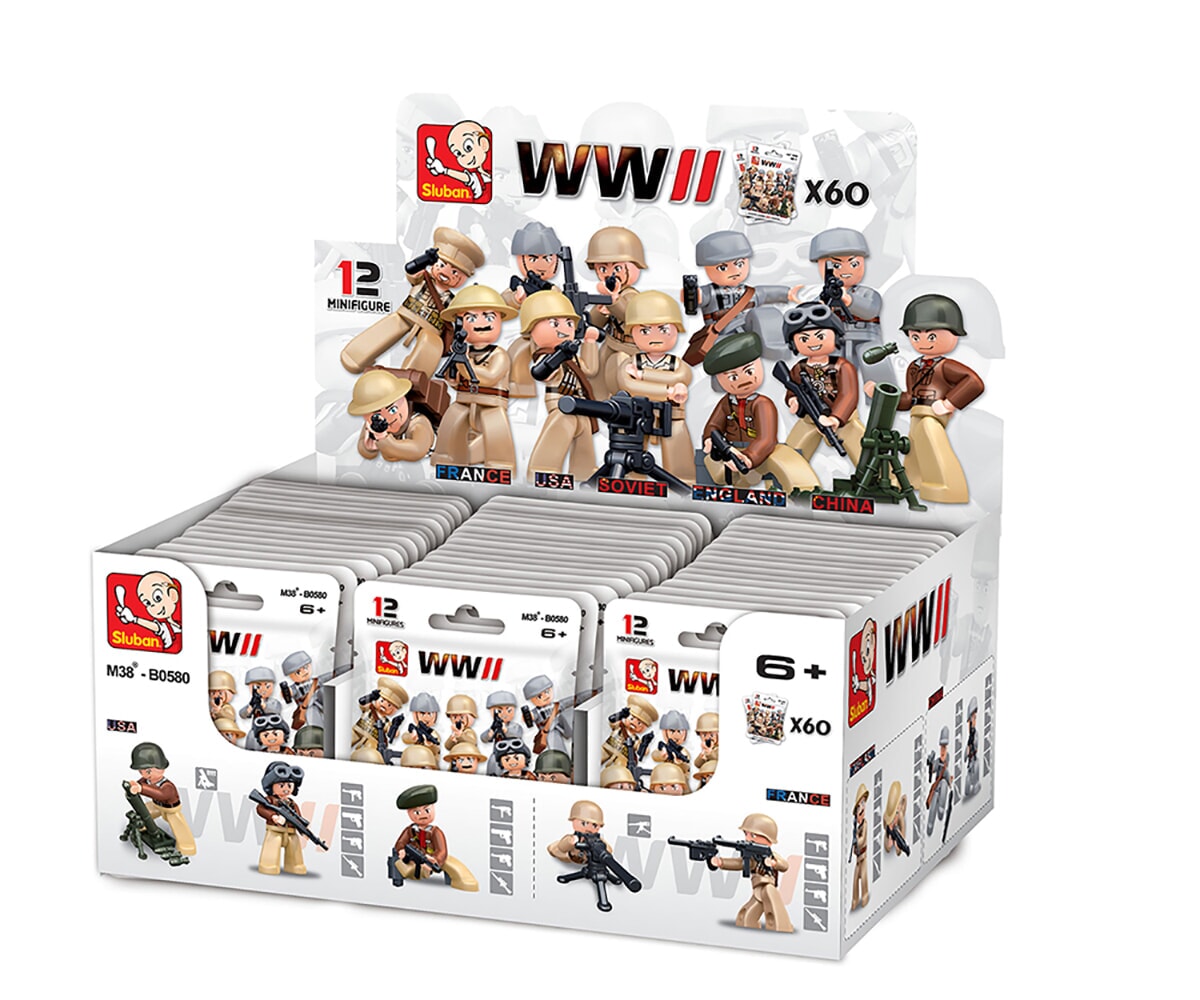 Sluban army wwii soldaten 60st. polybags (m38-b0580)