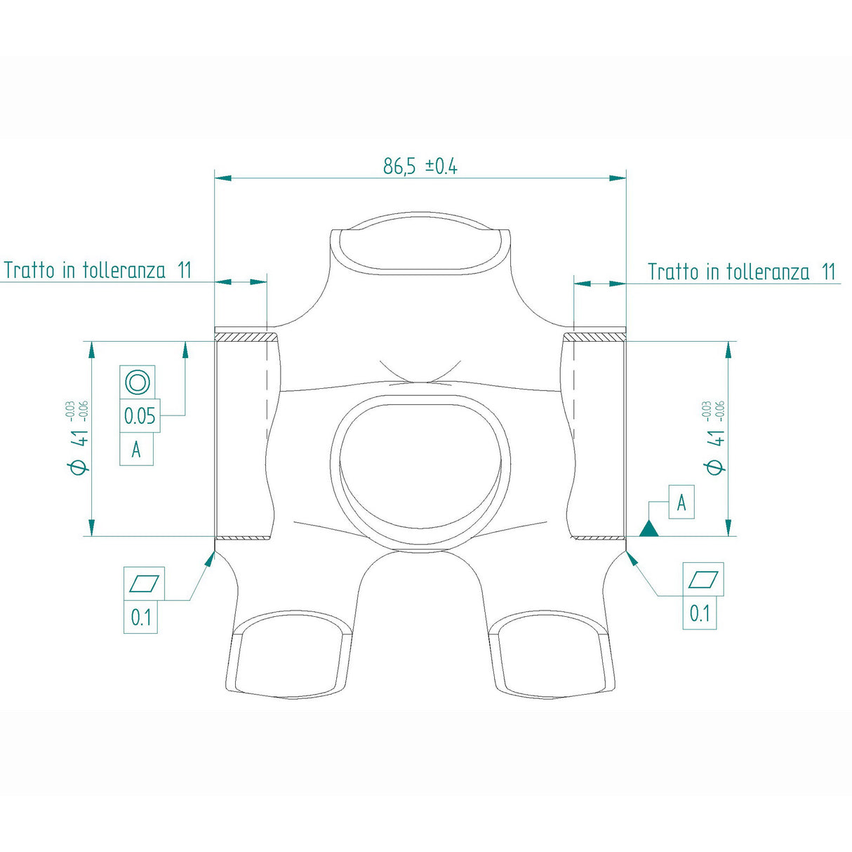 Miche bracketas press-fit 86.5 x 41mm evo max