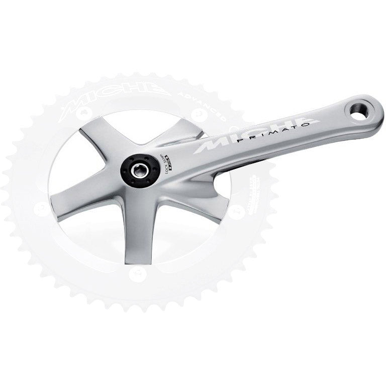 Miche crank primato adv. 170mm rechts zonder tandwiel zilver