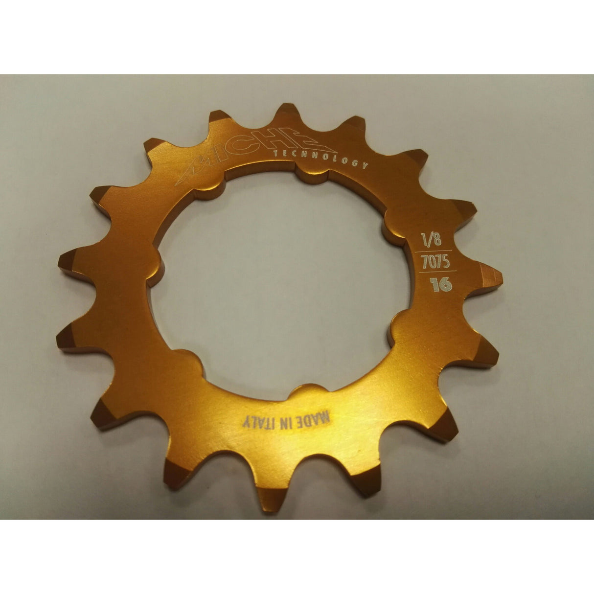 Miche kettingblad-opsteek 21t 1 8 pista goud z borgring