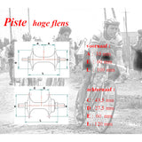 Miche naafset pista v + a 28g met hoge-flens zilver
