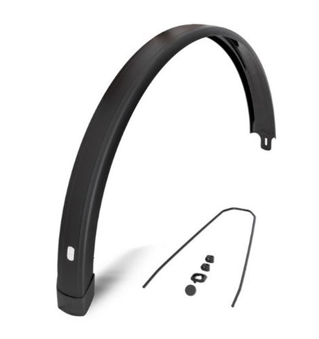 Eurofender spatbord achter tempo square 28 inch 65m - zwart
