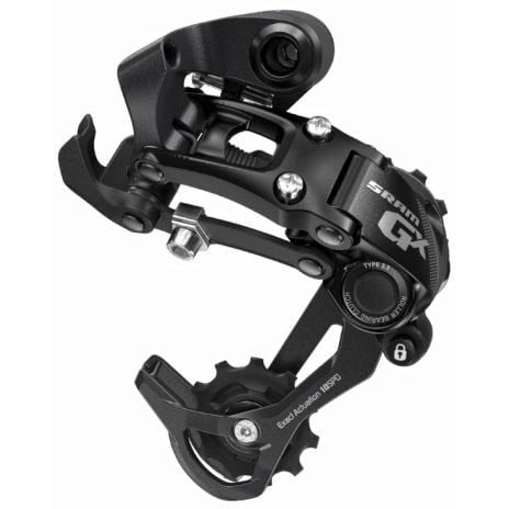 Sram achterderailleur gx type 2.1 10v korte kooi zwart