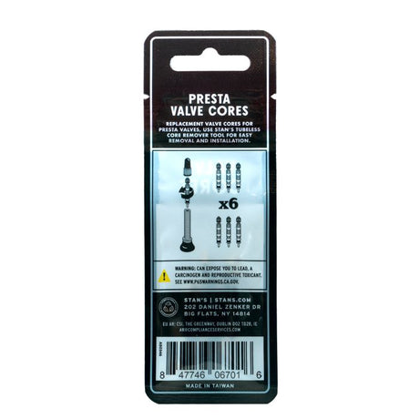 Stans stan's tubless universal valve cores (6pcs)