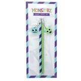 Set van 2 pvc bedeltjes potlood - monstarz monster