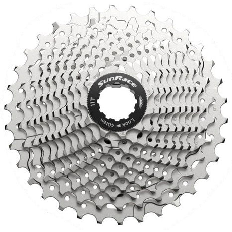 Spanninga sunrace cassette csrx1 11v 11-32t zilver