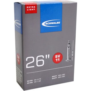 Schwalbe Binnenband SV11 Extra Light 26 20 25-559 571mm 40mm ventiel