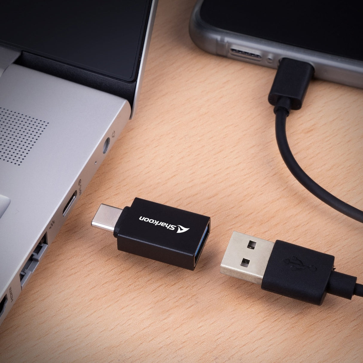 Sharkoon OfficePal USB-C Adapters