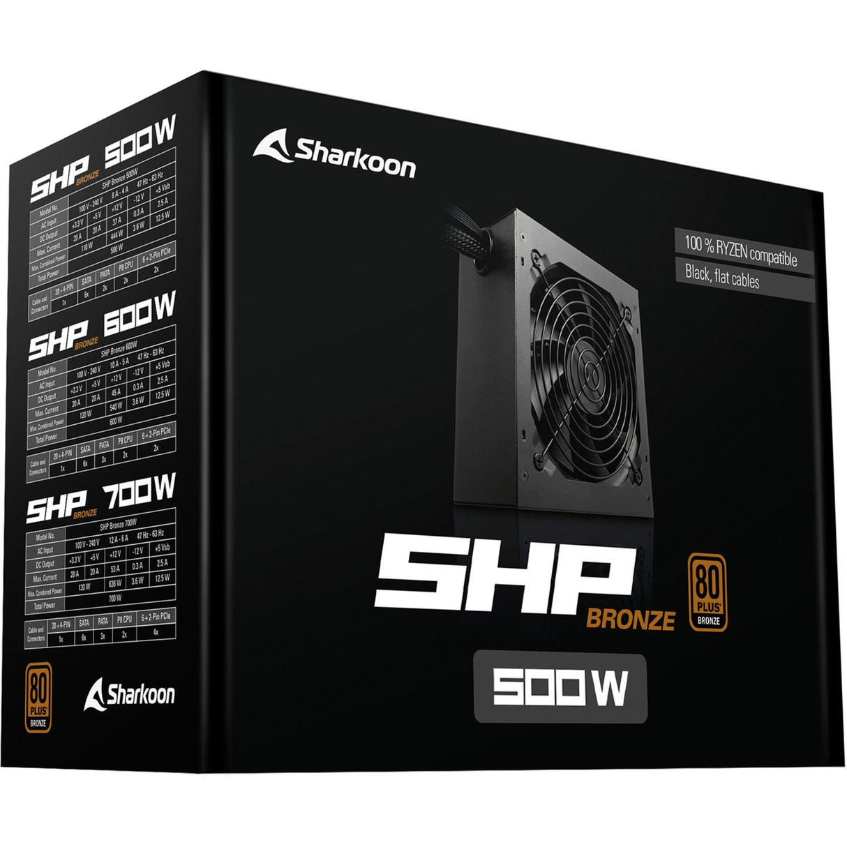 Sharkoon SHP Bronze 500 W