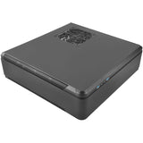 Silverstone sst-ftz01b-e desktop behuizing (zwart | 2x usb-a)