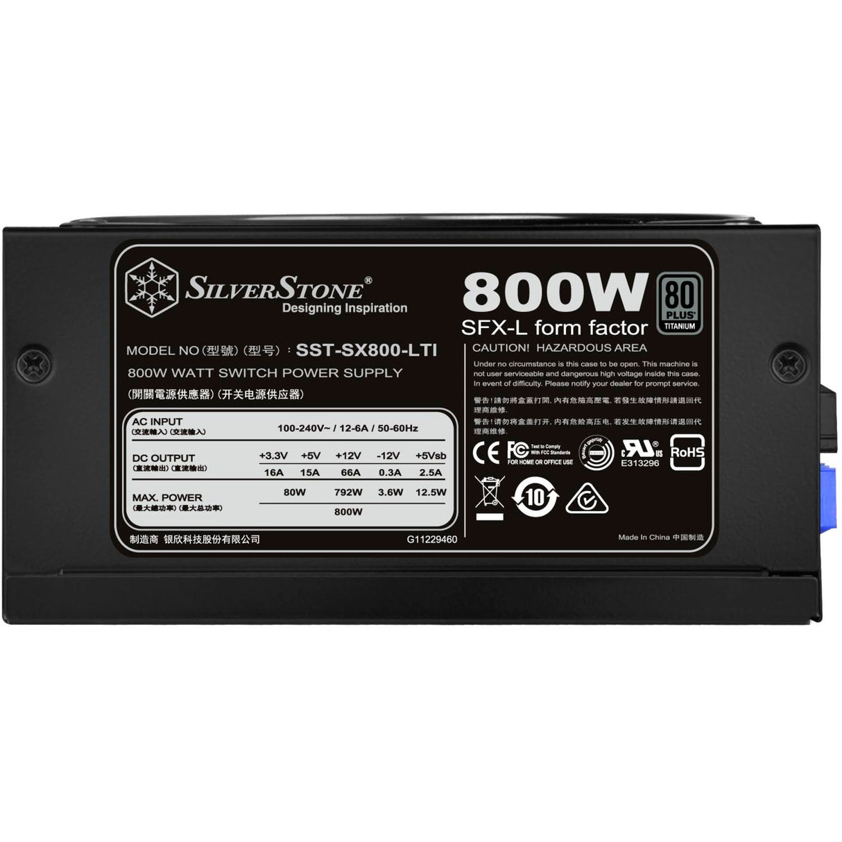 SilverStone SX800-LTI v1.2, 800W