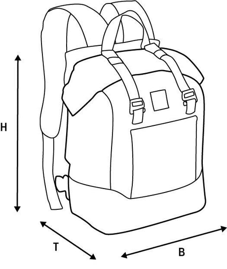 Oxford rugzak heritage backpack heritage 30 ltr brown