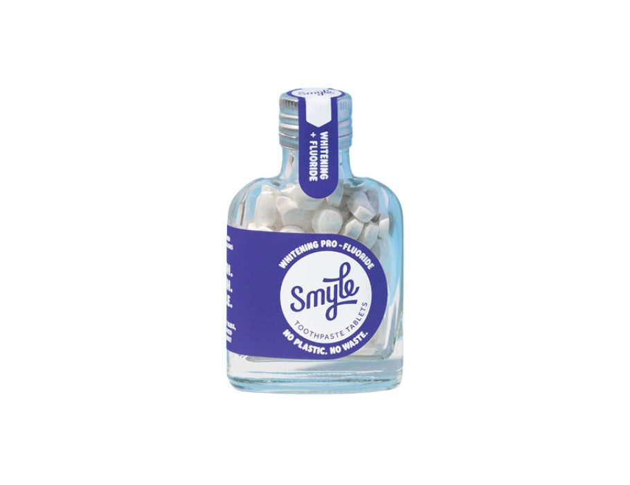 Smyle tandpasta tabs whitening pro - flesje 65st. - met fluoride
