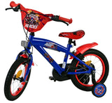 Sonic Prime Prime Kinderfiets Jongens 14 inch Blauw Rood Twee handremmen