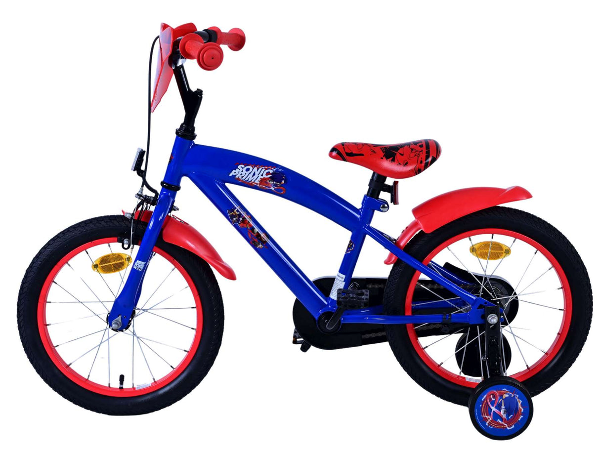 Sonic Prime Prime Kinderfiets Jongens 16 inch Blauw Rood