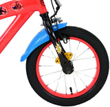 Spiderman marvel spider-man kinderfiets - jongens - 14 inch - rood blauw