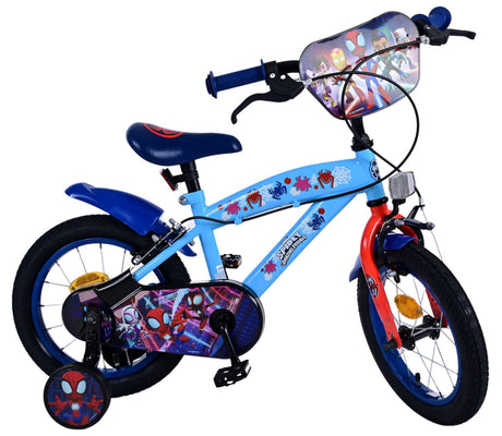 Spidey and his amazing friends Spidey Kinderfiets Jongens 14 inch Blauw Twee handremmen