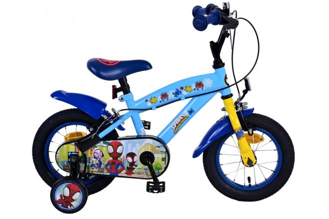 Spidey and his amazing friends Spidey Kinderfiets Jongens 12 inch Blauw Twee handremmen