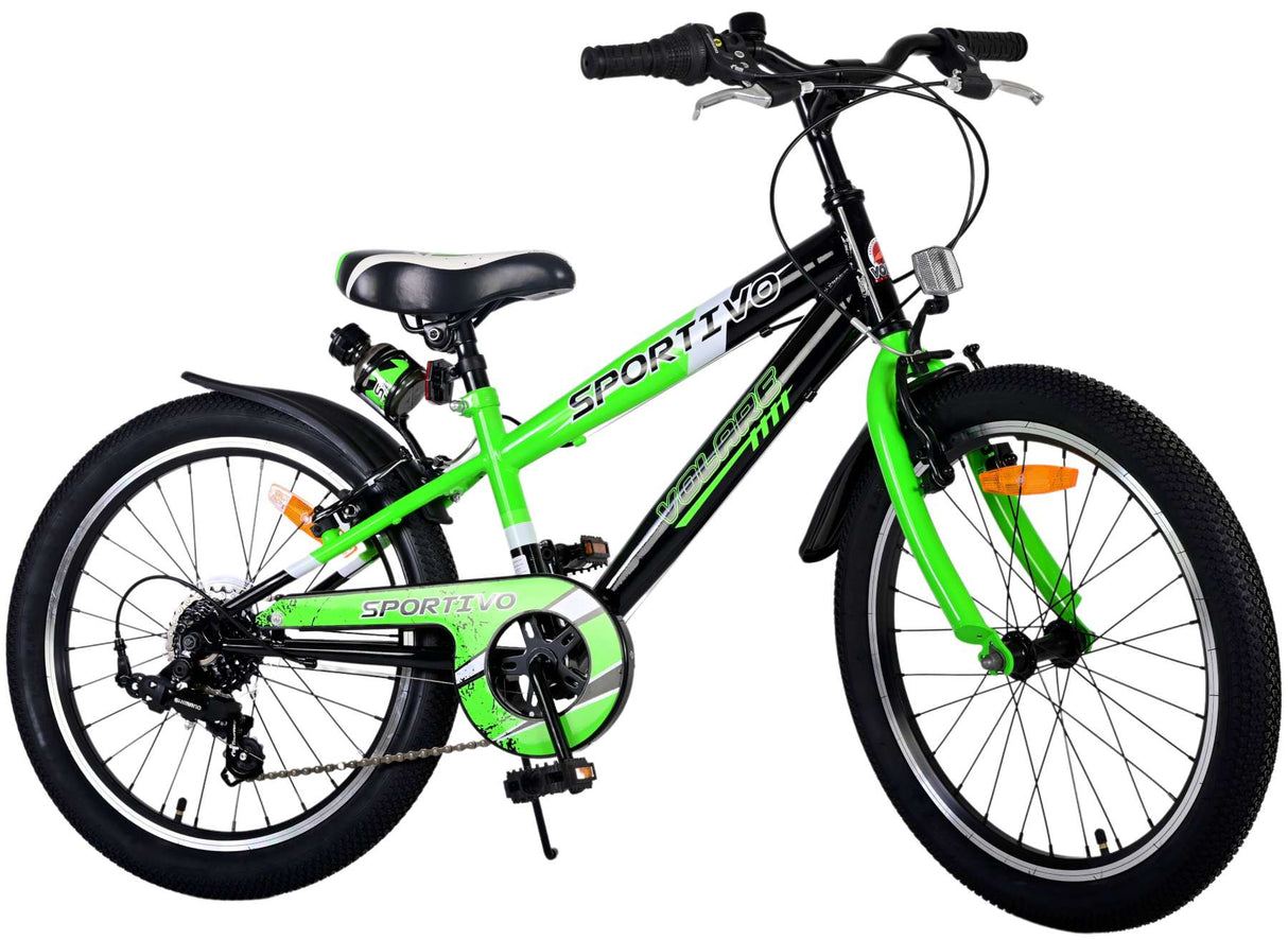 Volare Sportivo Kinderfiets Jongens 20 inch Groen 7 versnellingen