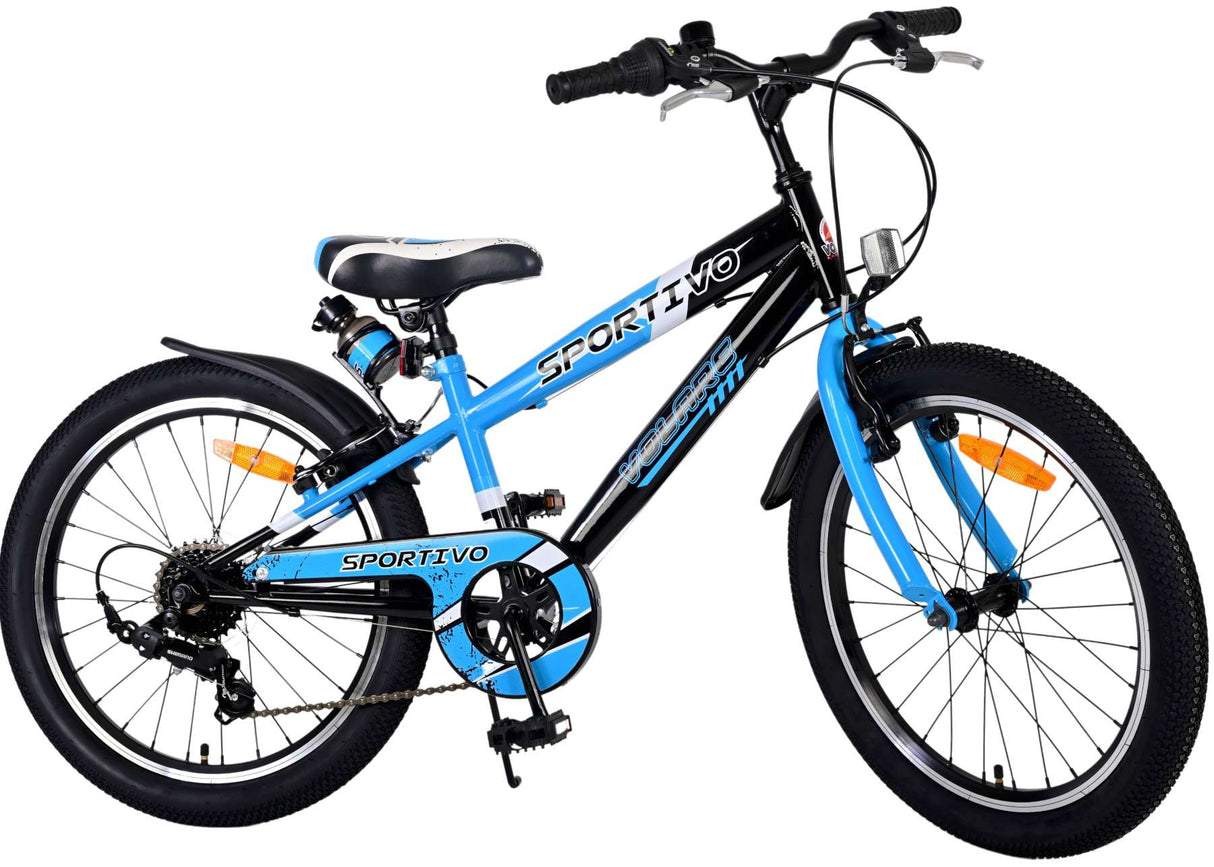 Volare Sportivo Kinderfiets Jongens 20 inch Blauw 7 versnellingen