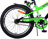 Volare Sportivo Kinderfiets - Jongens - 20 inch - Groen - Twee handremmen