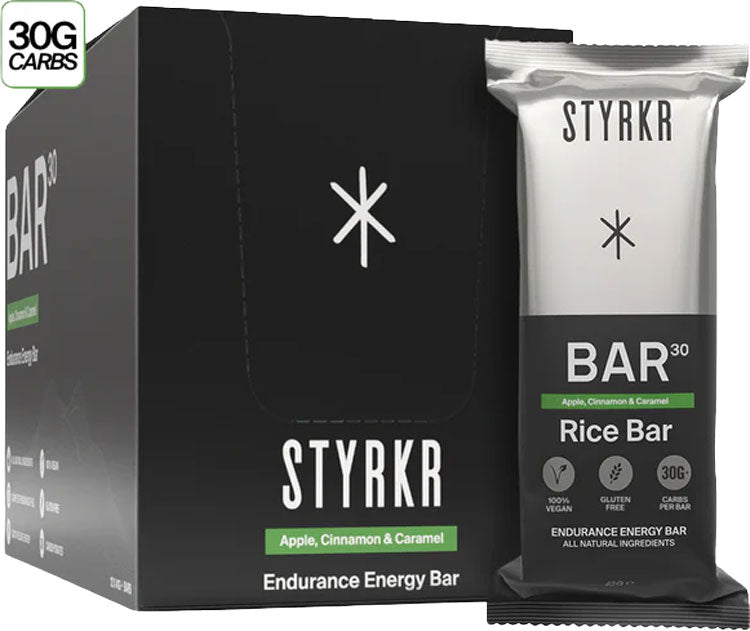 Styrkr bar30 energy bar 43g box of 12 | date almond sea salt