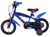 Volare superman kinderfiets - jongens - 12 inch - blauw - twee handremmen