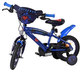 Volare superman kinderfiets - jongens - 12 inch - blauw - twee handremmen