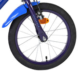 Volare superman kinderfiets - jongens - 16 inch - blauw - twee handremmen