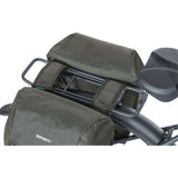 Basildiscovery365D dubbele fietstas zwart melee