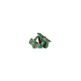 Basil Ever-Green dubbele fietstas, gerecycled PET, waterkerende vouwsluiting, vegan leather, 28-32L, thyme groen