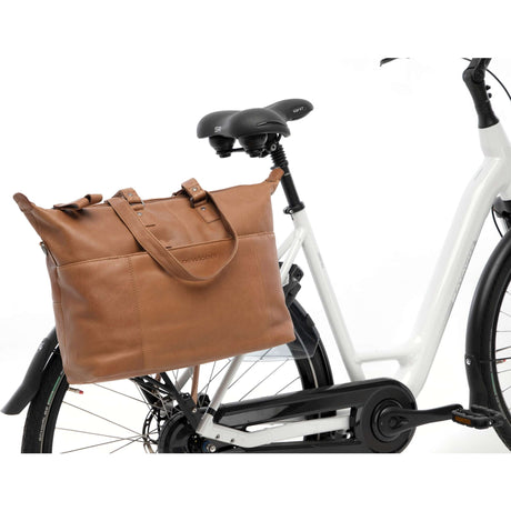 Newlooxs - New Looxs laptoptas leer Verla cognac 21 liter