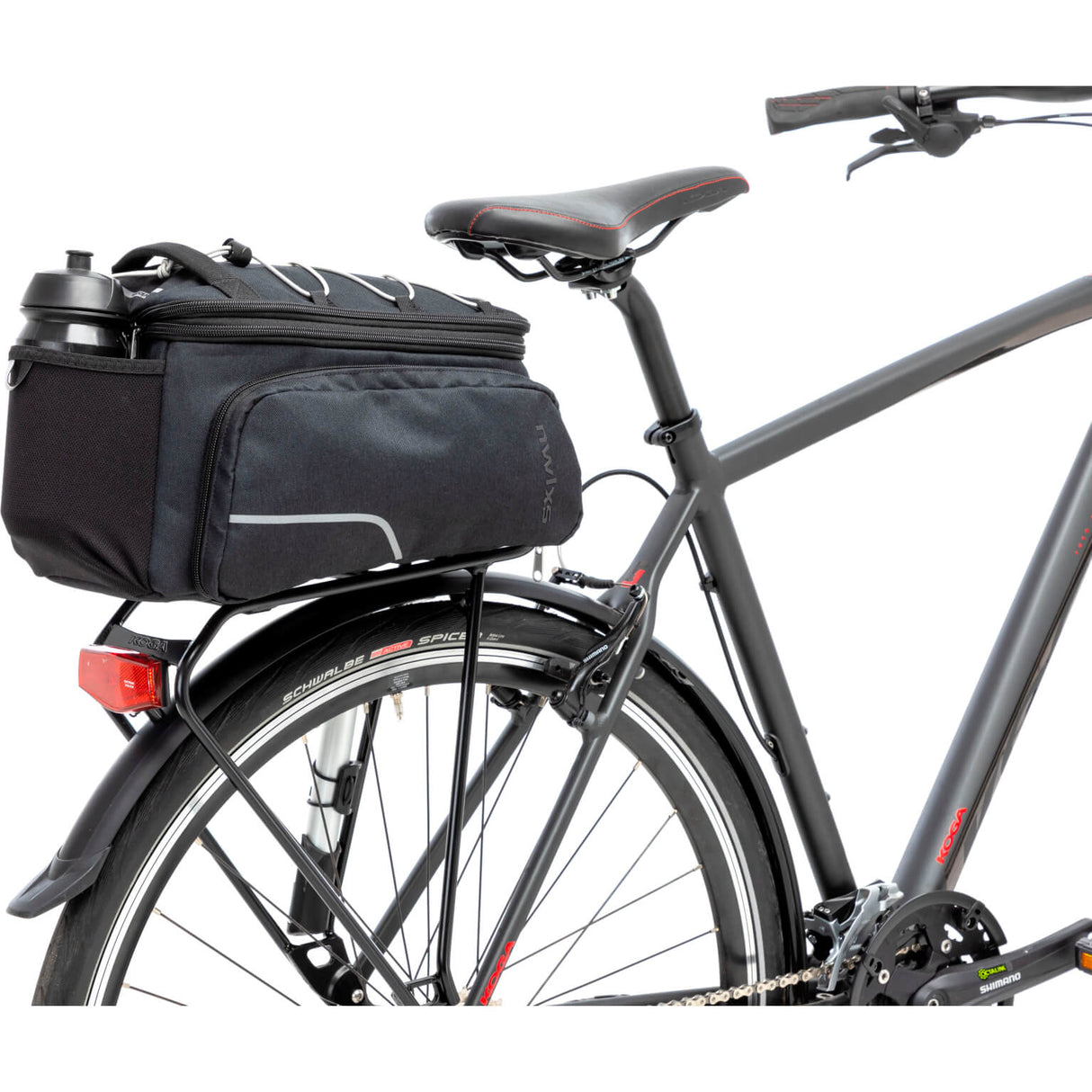 Newlooxs Sports Trunkbag Racktime fietstas unisex zwart