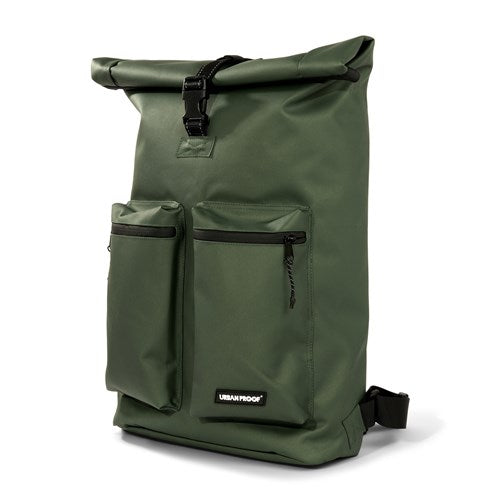 Dutchperfect urbanproof fietstas rolltop up recycle 20l groen
