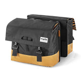 Urban Proof dubbele fietstas - zwart geel - 40L