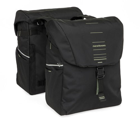 Newlooxs tas new looxs vigo dubbel | zwart groen | 40l