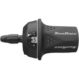 Sunrace versteller twist rechts 5 speed shimano compatible zwart