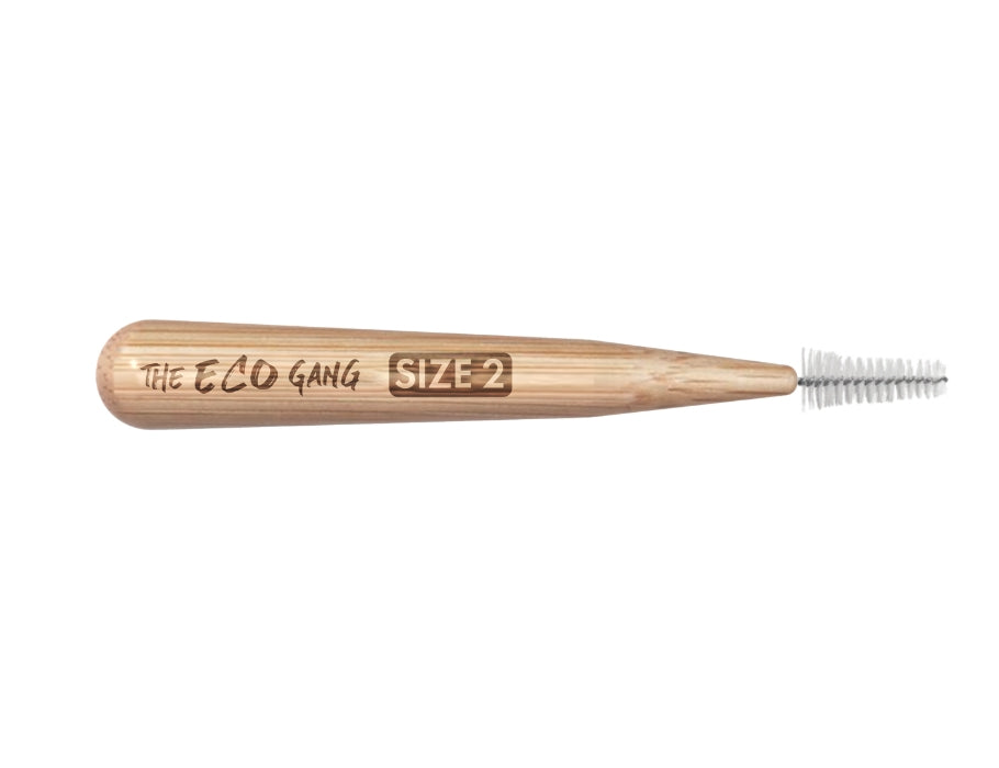 The eco gang interdentale borstel - bamboe - size 2 - 0,45mm - 6st.