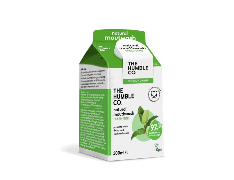 The humble co. mondwater fresh mint - 500 ml