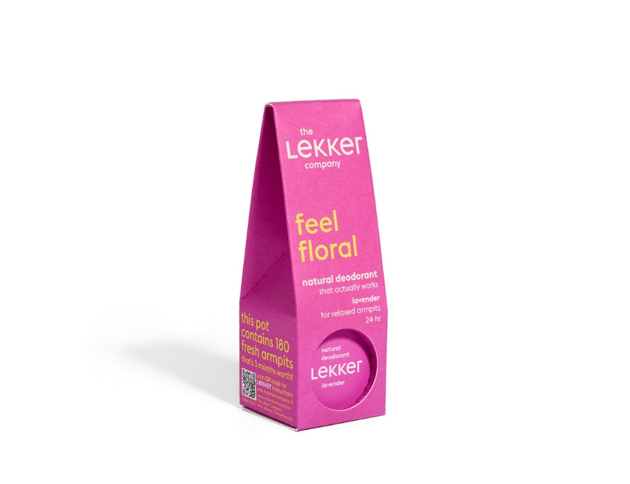 The lekker company deodorant - lavendel - feel floral