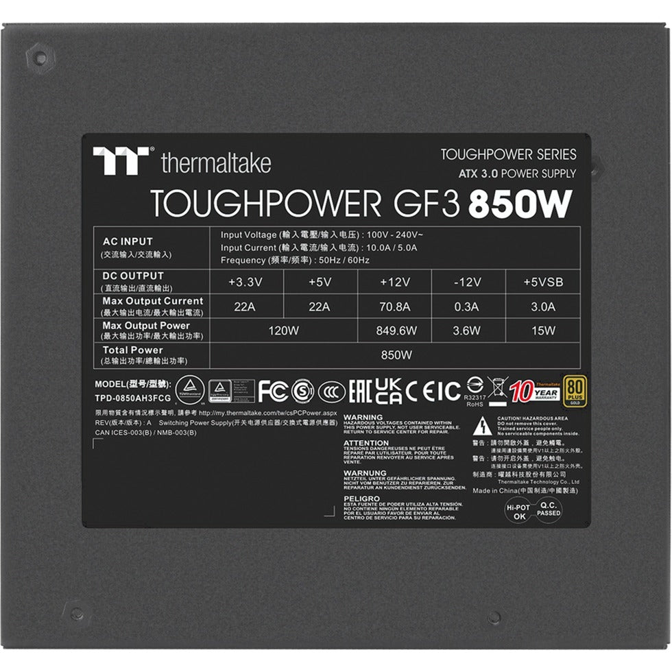 Thermaltake Thermaltake Toughpower GF3, 850W