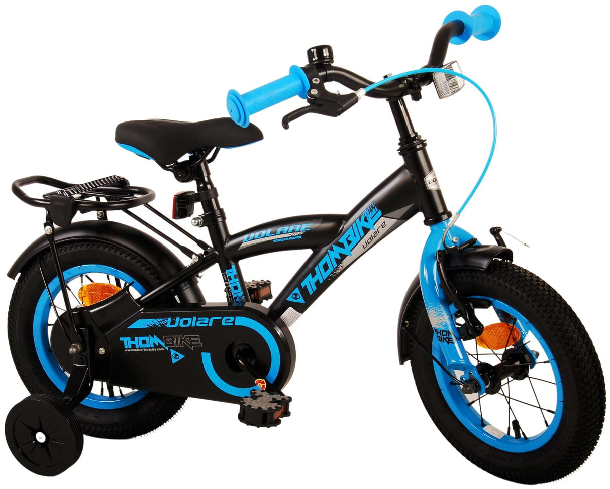 Volare Thombike Kinderfiets Jongens 12 inch Zwart Blauw