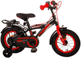 Volare Thombike Kinderfiets Jongens 12 inch Zwart Rood Twee Handremmen